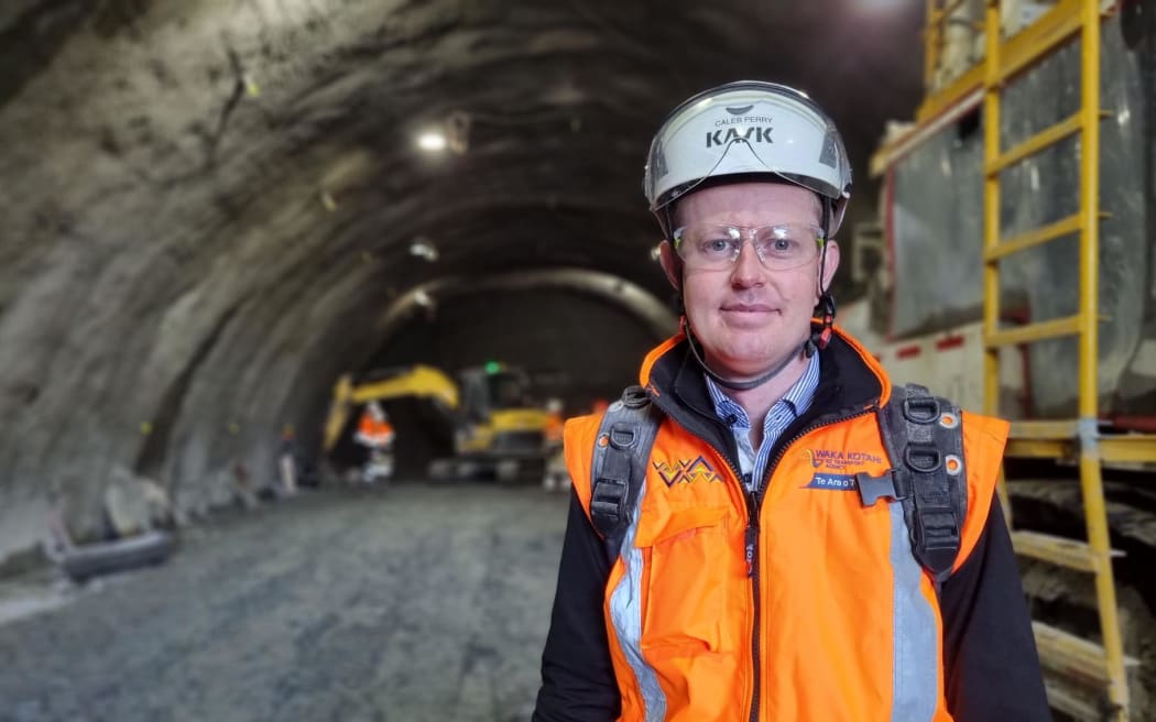 NZTA project manager Caleb Perry.