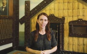 Prime Minister Jacinda Ardern delivers her Waitangi Day speech.