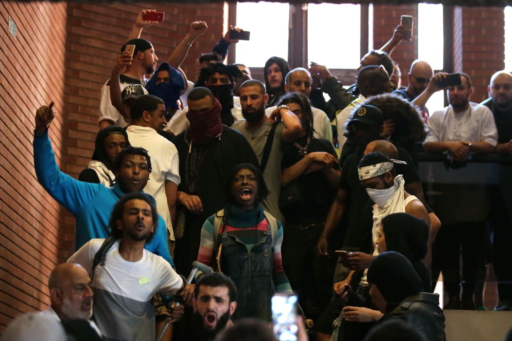 Protesters stormed Kensington Town Hall, demanding justice for those affected by the fire that gutted Grenfell Tower.