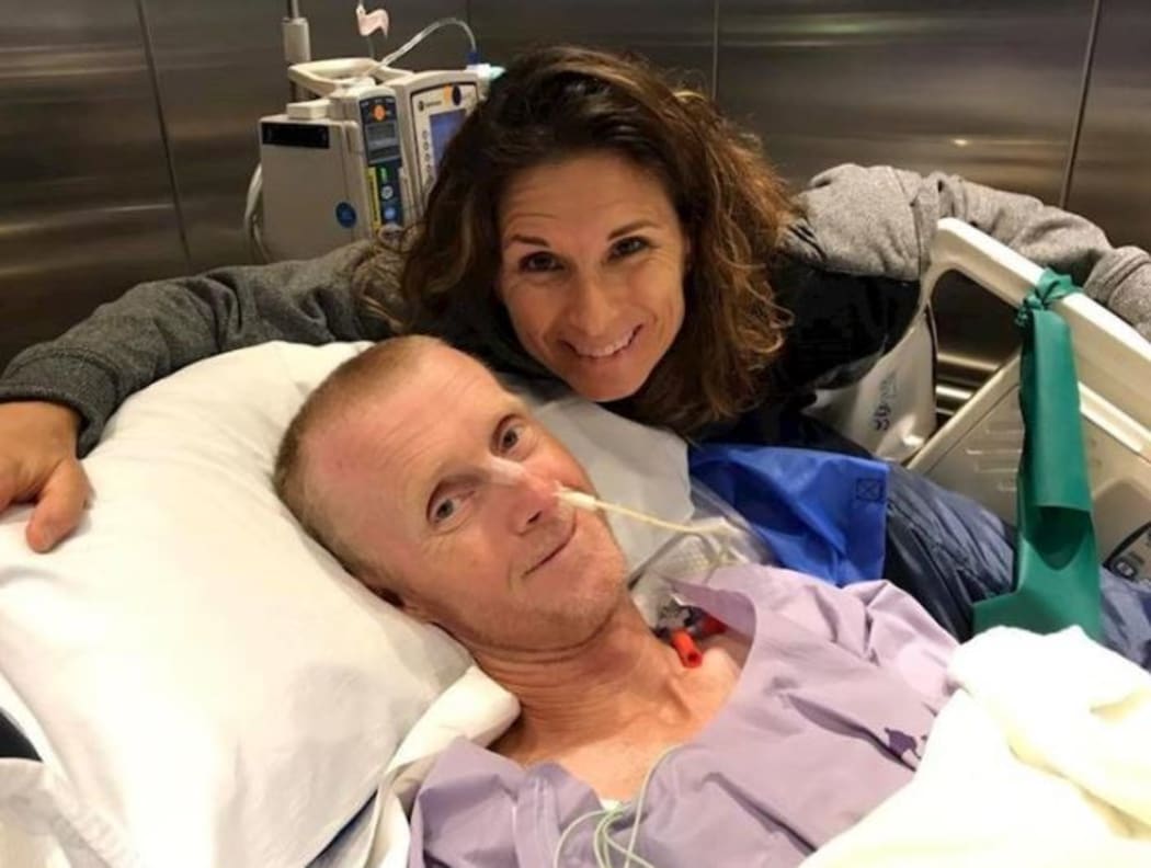 Nick Ashill said he probably would not be alive today if it were not for the skills of his wife Sarah who was in Cyprus but was on a hands free Skype call to him when the crash happened.