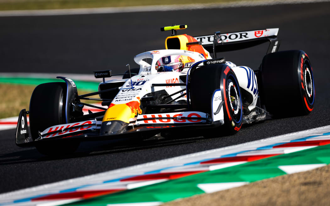 30 LAWSON Liam (nzl), Visa Cash App RB F1 Team VCARB02, action during the Formula 1 Lenovo Japanese Grand Prix 2025.