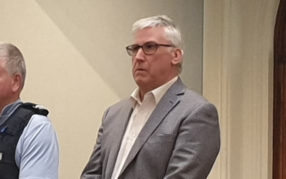 Barry Kloogh in court for his sentencing today.