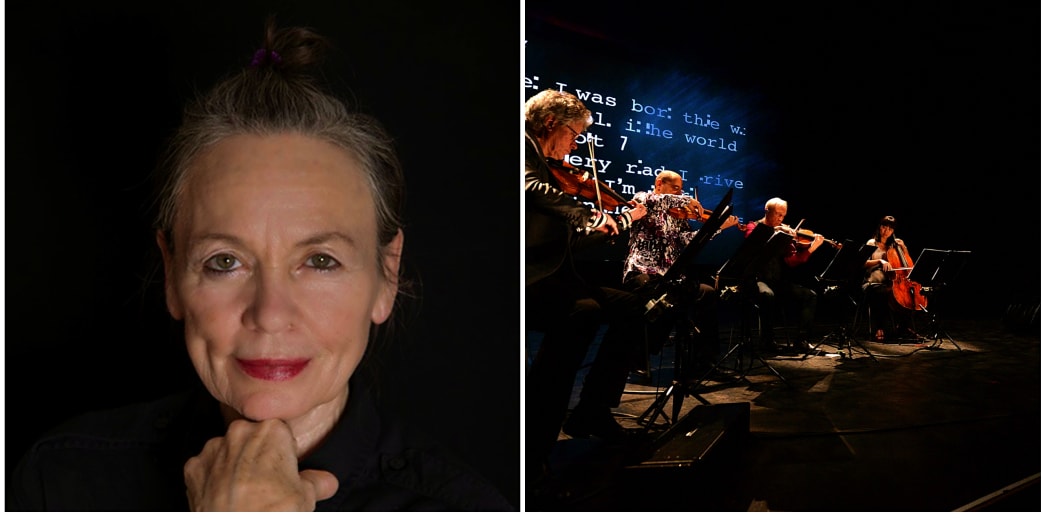Laurie Anderson and the Kronos Quartet