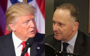 Donald Trump and John Key