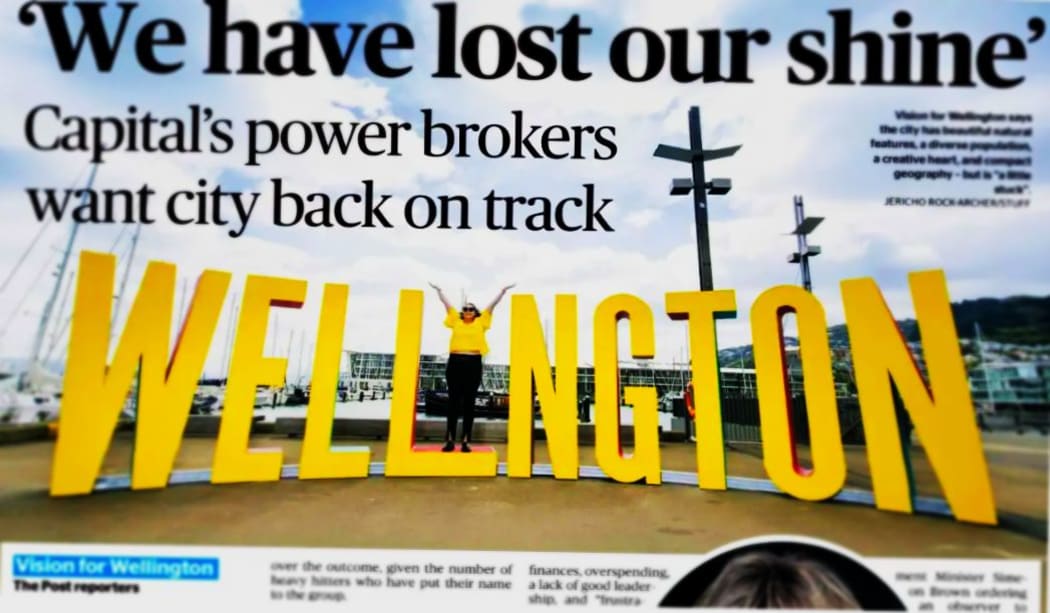 Wellington's daily The Post breaks the news a group of local grandees - including the paper's owner - has formed to get the capital 'back on track.'