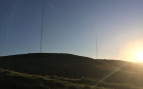 Radio New Zealand's Titahi Bay transmission masts.