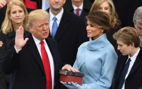 Donald Trump is sworn in as 45th President of the United States.