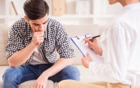 Man having counselling