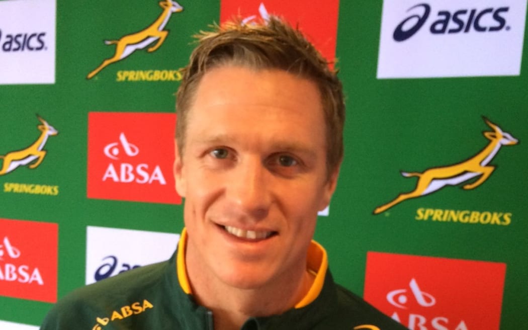 Springbok captain Jean de Villiers