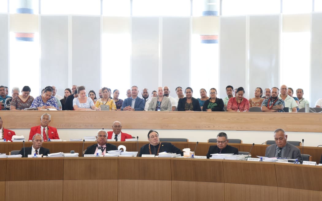 The first day of the first sitting of Samoa's parliament for 2025