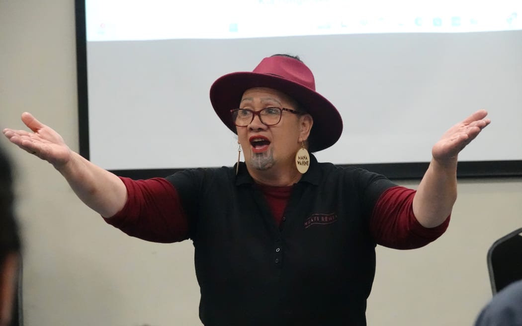 Ngāti Rēhia Community Kapa Haka founder Rawi Pere is the heart of the eight-week programme.