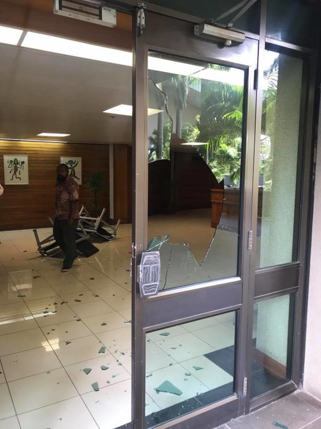 A scene from PNG's parliament