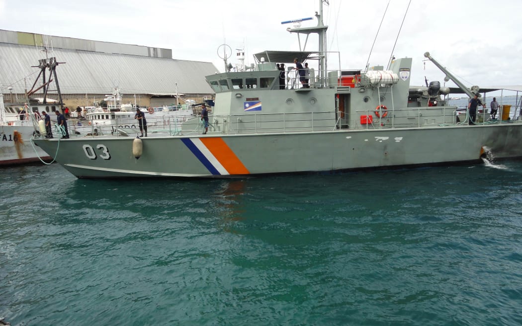 The current Australian-funded patrol vessel that has been in use in the Marshall Islands for nearly 30 years.