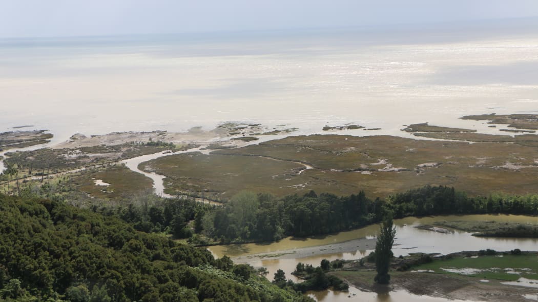 Flooding in the Takaka valley.