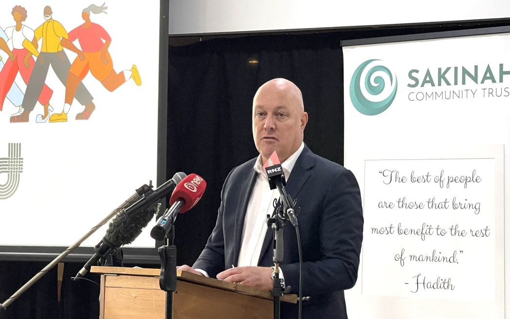 New Zealand Prime Minister Christopher Luxon.