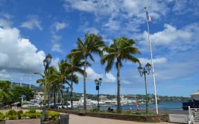 French Polynesia. Papeete waterfront