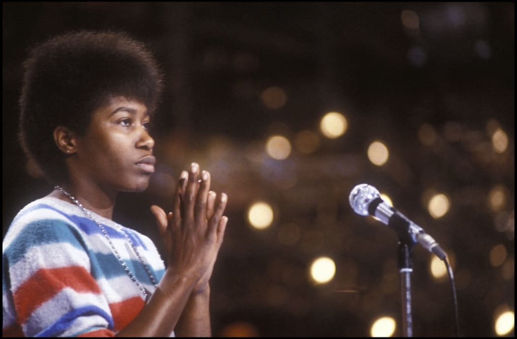 Joan Armatrading performing in 1980.