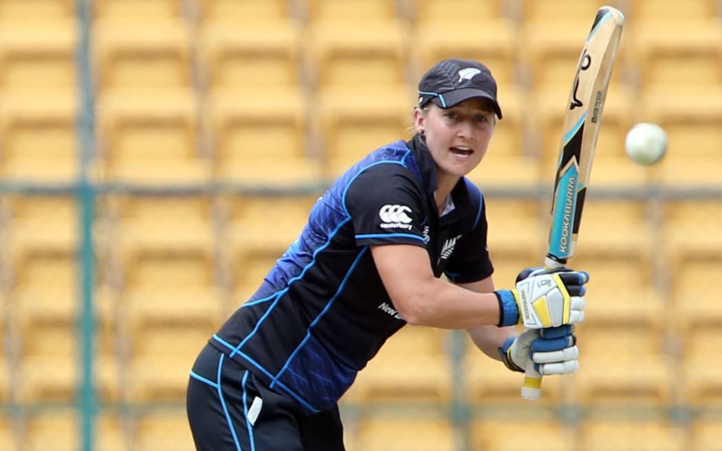 Sophie Devine, during the 1st ODI against India, 2015.