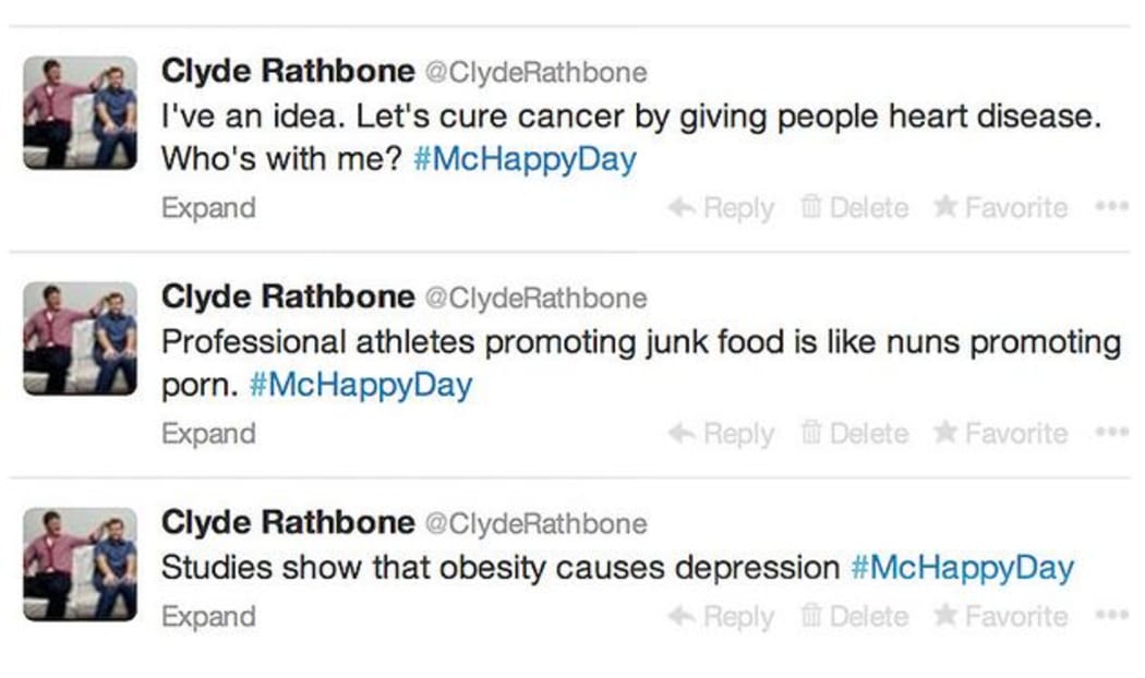 Clyde Rathbone got himself into trouble over these tweets in 2013.