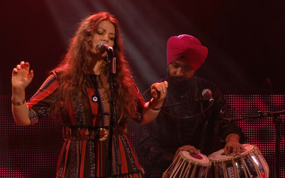 Chelsea Prastiti and band perform 'Olympic Girls' by Hollie Fullbrook's (Tiny Ruins) Silver Scrolls 2019