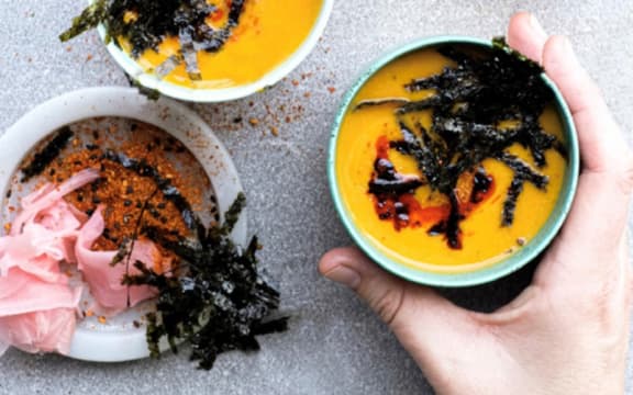 Pumped Miso Ginge Pumpkin Soup