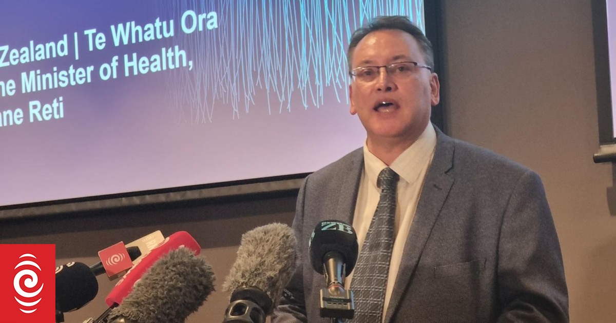 What's top of mind for Health Minister Dr Shane Reti as Te Whatu Ora ...