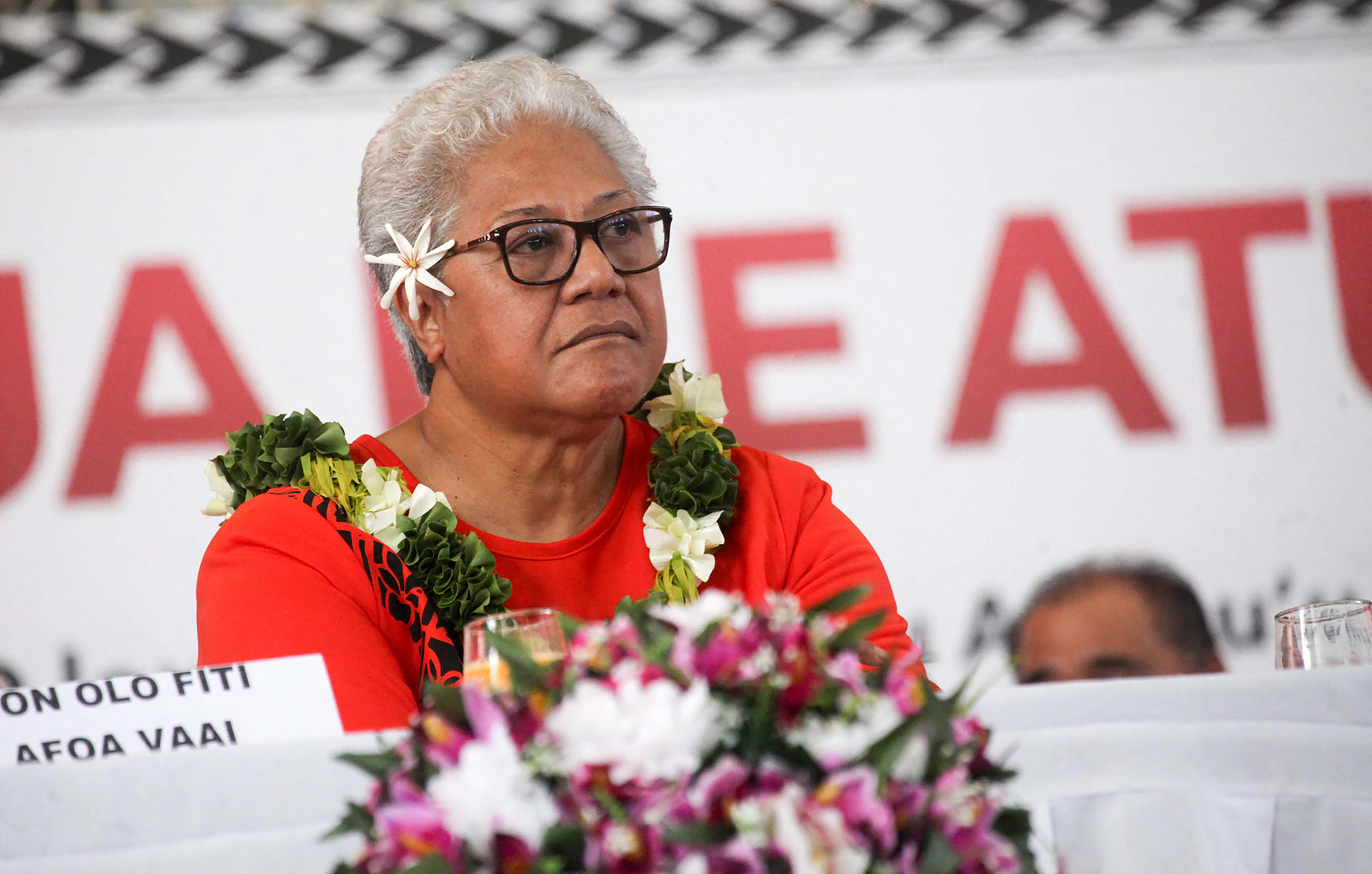 FAST party leader Fiame Naomi Mata'afa.