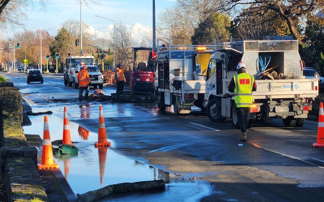 Fendalton Rd sinkhole