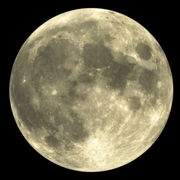 If you can see a face in the Moon, the Imbrium crater is the right "eye" (top left of this image).