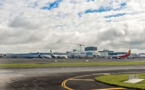 New Zealand planes at Auckland International Airport, the largest and busiest airport in New Zealand.