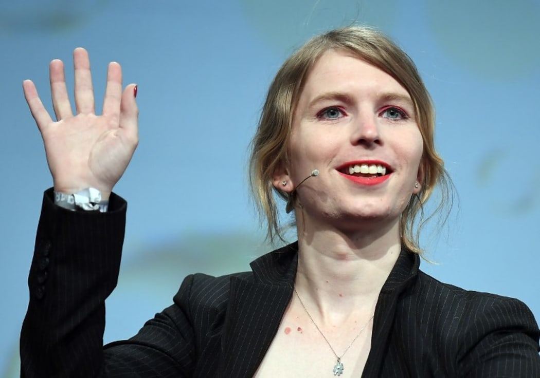 American whistleblower Chelsea Manning.