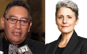 Hone Harawira and Laila Harre.