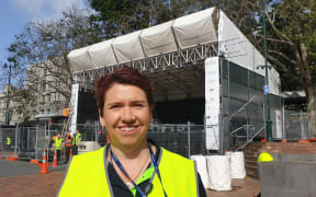 Masters Games manager Vicki Kestila says the Octagon has been transformed into the main hub for the event.