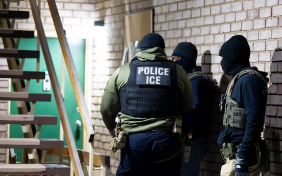 ICE officers have ramped up arrests since Donald Trump returned to power last year. (AP: Alex Brandon)