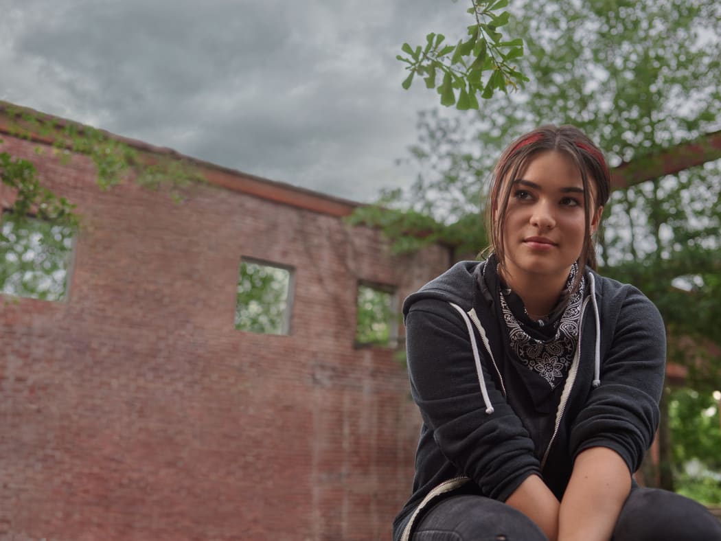 Elora Danan (Devery Jacobs) in RESERVATION DOGS.