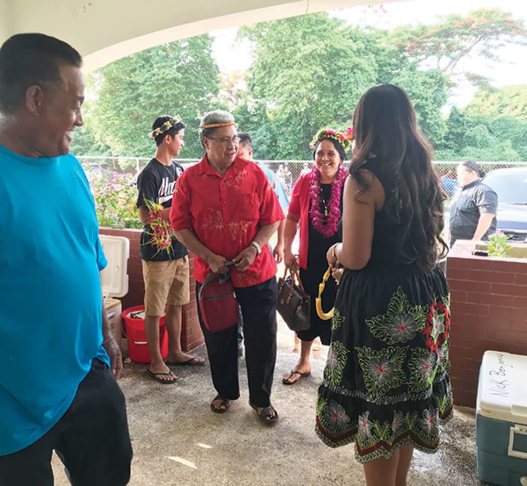 King Kerbet Hebel and Queen Rihna Une Abraham in Saipan.