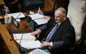 Speaker Trevor Mallard listens to MPs