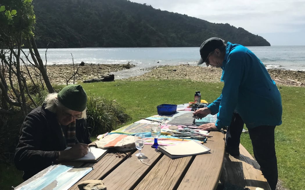 Gregory O'Brien and Euan Mcleod on the Ship Cove project