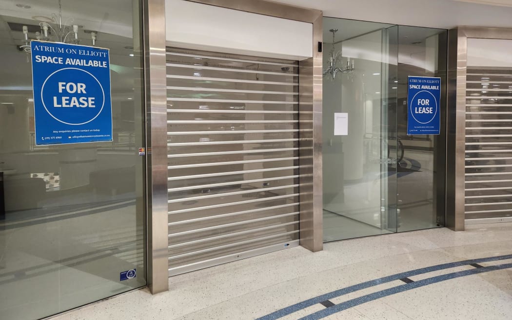 Vacancies abound at some Auckland shopping centres.