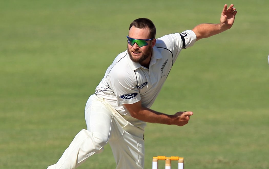 Spin bowler Mark Craig takes 10 wickets in New Zealand's third cricket test win over Pakistan in Sharjah in 2014.