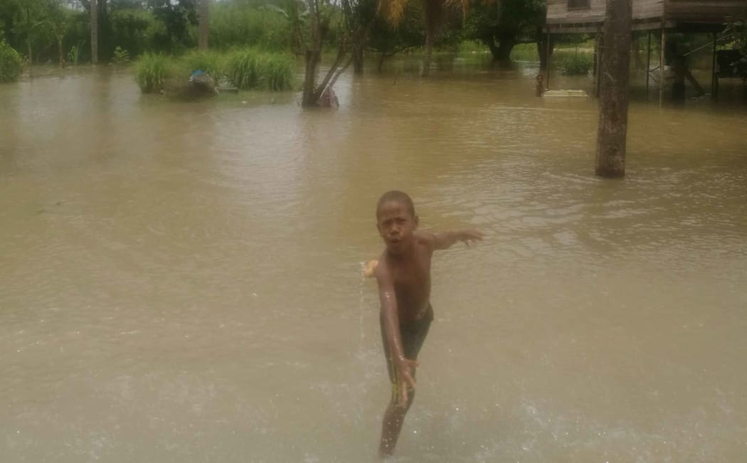 Flooding in Papua New Guinea's southern region.