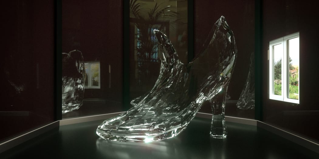 New Zealand detainees' messages will interrupt a video of glass slipper as it is filled with champagne.