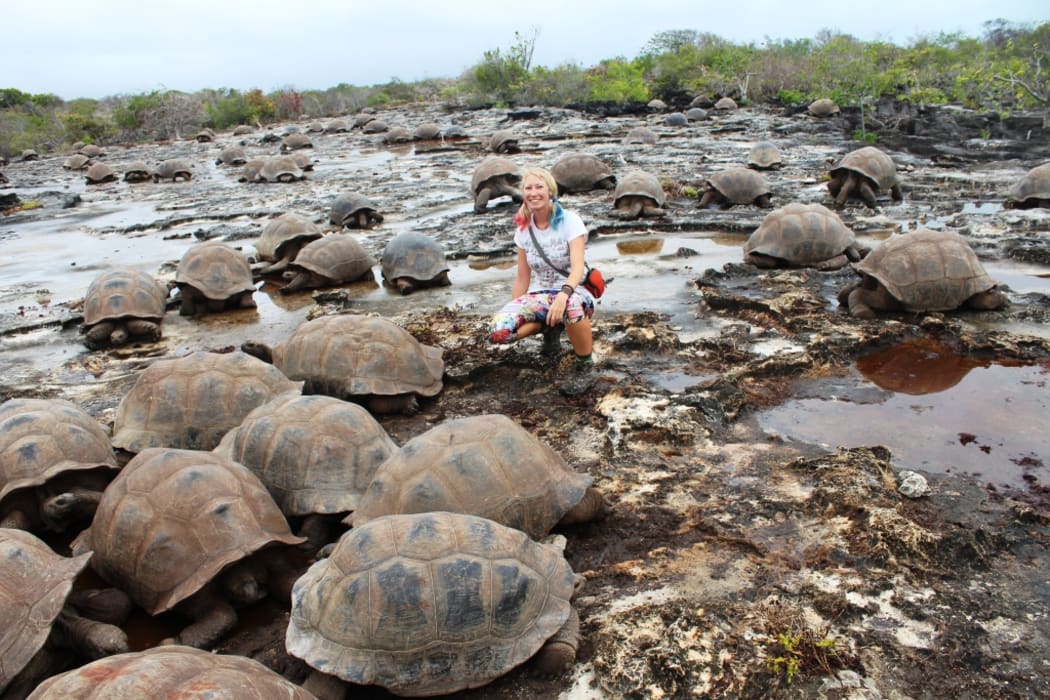 New Zealander Lorraine Cook is working as a conservationist in the Seychelles.