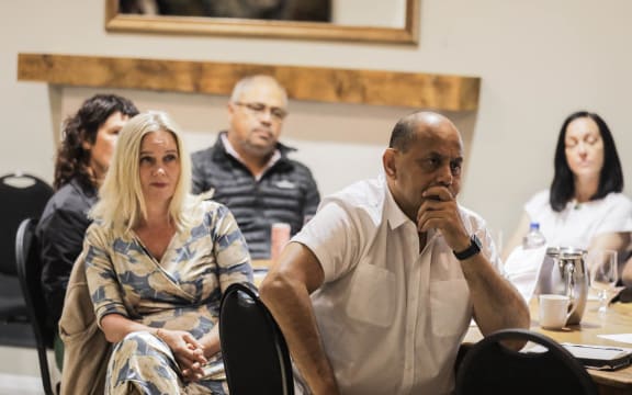 Willie Jackson, Peeni Henare
Labour MPs gather for their annual retreat in the Wairarapa. Labour Away on 14 March 2024.