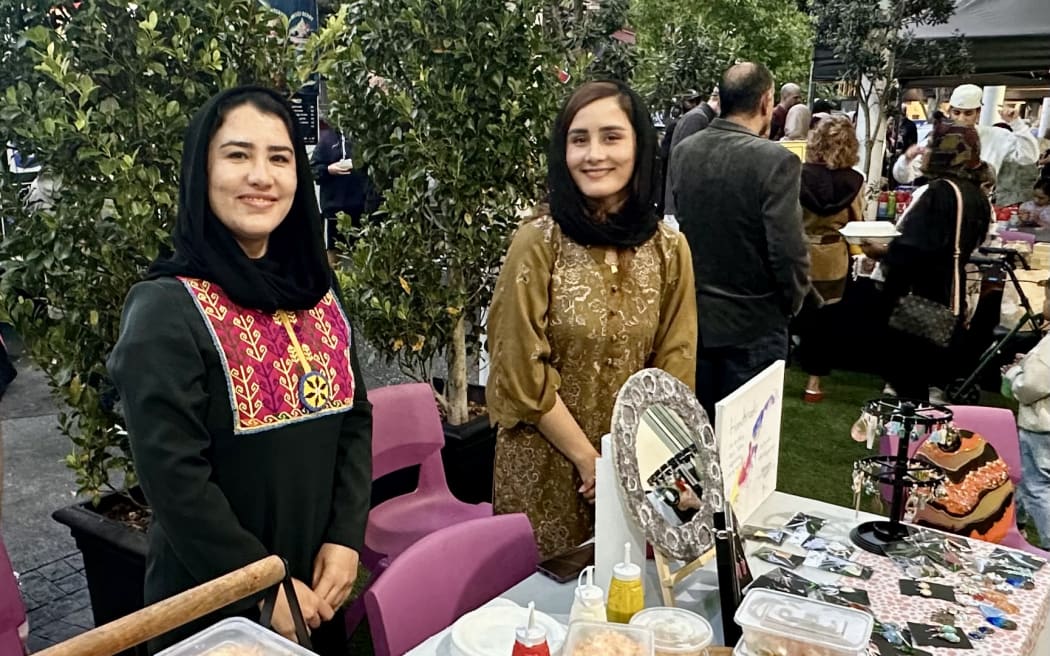 Yalda Hashemi's stall at the Ramadan Night Market offered traditional Afghan foods.