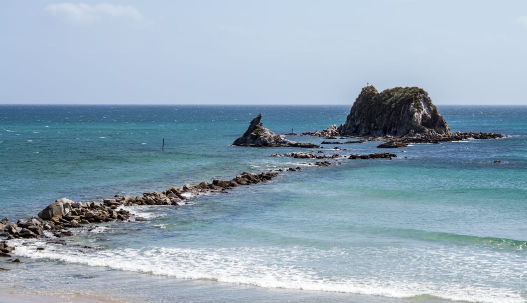 Sentinel Rock, Mangawhai Heads.