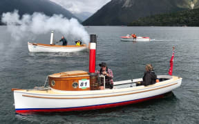 Classic boat at NZ Antique & Classic Boatshow