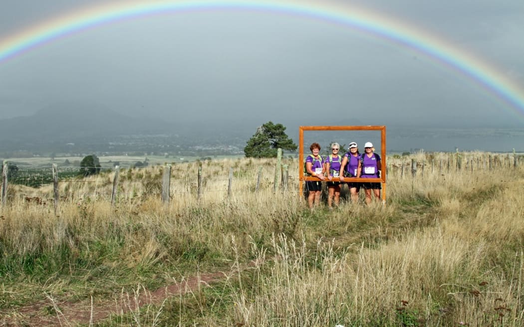 The City Girls trailwalking team is made up of Lesley Reece, Kerry Farrant, Jan Bullot and Margaret Kennedy.