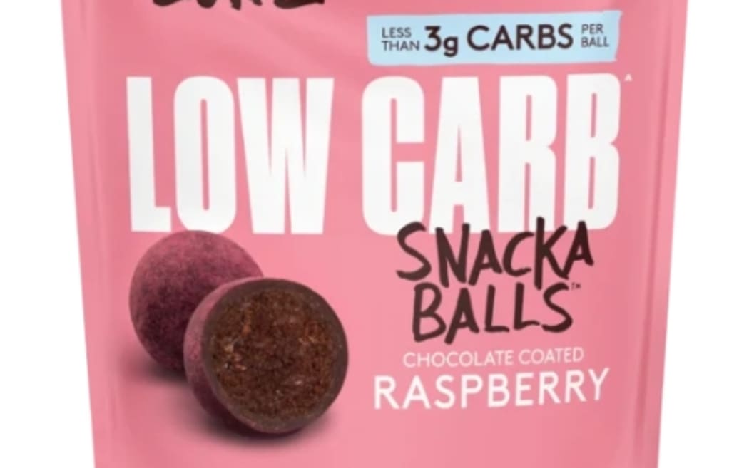 The Tom & Luke's Low Carb Raspberry Snacka Balls is one of three batches to be recalled