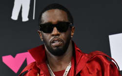 US producer-musician Sean “Diddy” Combs poses during a music awards ceremony on 12 September, 2023, in New Jersey, USA.